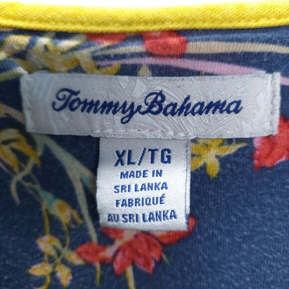 Tommy Bahama Dress Womens XL Blue All Over Print Tropical Beachwear Stretch - Picture 3 of 7